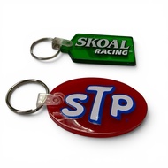 NOS STP keychain & Used Skoal Keychain