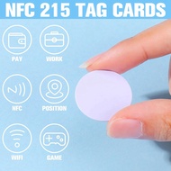 NFC TagsNtag 215 NFC Sticker Chip Round NFC Tag Rewritable NFC Card Sticky Back NFC Enabled Cell Pho
