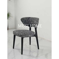 KMLBL09French Designer Dining Chair Solid Wood Home Use Small Apartment Light Luxury High-End Feel L