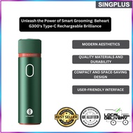 BEHEART【SG LOCAL SELLER】Portable Electric Shaver Triple Ring Arc Blades With IPX7 Washable Design Lo