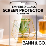 iPhone 12/Pro/Pro Max/Mini 11/Pro/Pro Max XR/XS Max/XS/X 9H Tempered Glass Screen Protector (Full Co
