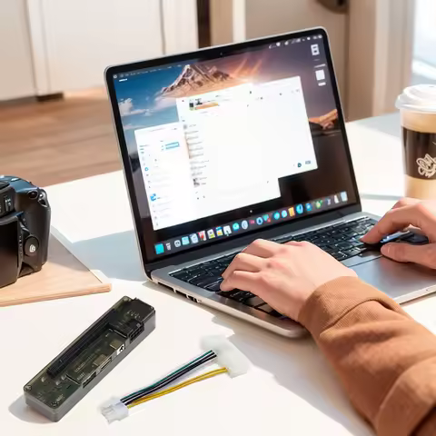 EXP GDC OCuLink GPU Dock PCIe 4.0 X4 External Discrete Graphics Card Base 32 Gbps for Mini PC Laptop