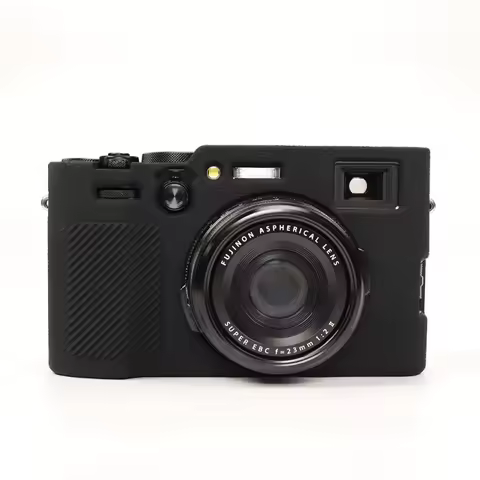 Litchi Style Rubber Camera Case For Fujifilm X100VI Matte Silicone Case For Fuji x100vi Body Protect