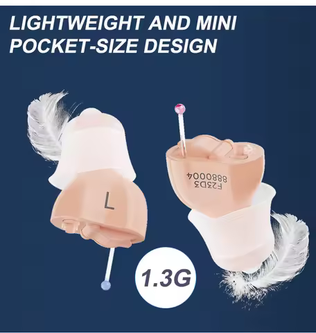 Deep Canal 16-Channel Digital Hearing Aid F23D3 Sound Amplifier Double layer earplugs Noise reductio