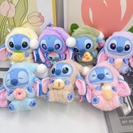 New Stitch Eat Something Before Sleep Blind Box Cute Stitch Plush Doll Bag Pendant Surprise Gift 再困也