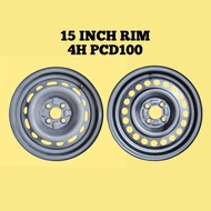 RIM BESI 15 INCH STEEL RIM TOYOTA / HONDA / NISSAN / PROTON / MAZDA / RIM BESI 15 INCH STEEL RIM