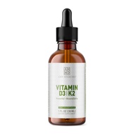 Dr. Amy Myers Vitamin D3 K2 Liquid Drops - 5 Drops Contain 5000 IU VIT D3, 50 MCG Vitamin K2 MK-7 - 