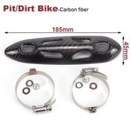 【On Sale】 motorcycle exhaust muffler carbon fiber protector escape heat shield cover Guard anti-scal