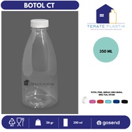 Beautiful CT PET Bottles 350ml & 600ml | PET Drink Bottle | White Black Cover | Bandung Bandung