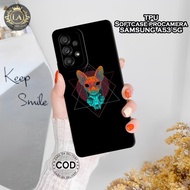 HP Latest Samsung A53 5G Case - Black Fashion Case - Samsung A53 5G Softcase - Pro Camera Case - Lat