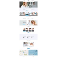 Dental Clinic Beauty Hospital html5 Template European American Responsive Medical Technology Website
