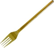 Tiger Crown Fork, Orange, 1.0 x 0.7 x 7.3 inches (25 x 17 x 185 mm), Total C, Dessert Fork, Polyethe
