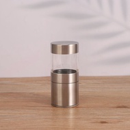 Mini Single Head Stainless Steel Pepper Grinder Manual Grinder Salt Grinder Multifunctional Black Pe