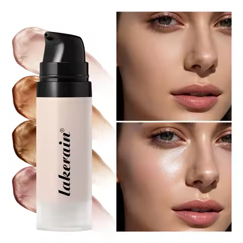 Highlight Foundation Glowy Super Gel Lightweight Dewy Multipurpose Llluminator Primer Moisturizing N