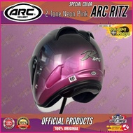 ARC Ritz 2 Tone Neon Pink New Special Color Original ARC Helmet