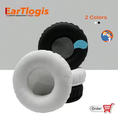 EarTlogis Replacement Ear Pads for Monster N-Tune Ntune N tune HD Headset Parts Earmuff Cover Cushio