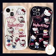 เคสลายการ์ตูน Hello Kitty ของ Oppo A57 A17 A38 A12 A58 A53 A54 A16 A7 A78 A5 A9 A17k A1k A98 A3s A5s A95 A76 A16K A77s Reno 8T 5 4F A74 A55เคส TPU