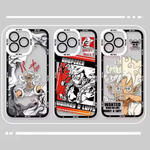 O-One Piece Monkey D Luffy Gear 5 Nika Case for Samsung Galaxy S26 Ultra S25 Edge S21 S22 S23 S24 FE