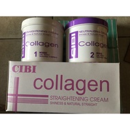 Cibi Collagen hair straightening cream 600m x 2 super straight