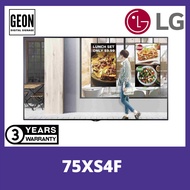 LG 75"  inch 75XS4F UHD Window Facing Display Signage