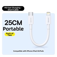Fast Charging Portable Dual Type-C USB Cable 25cm