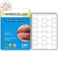 Flym 144pcs Mouth Blister Patch Cold Sore Lip Blister Patch Cold Sore Healing Hydrocolloid Lip Care 