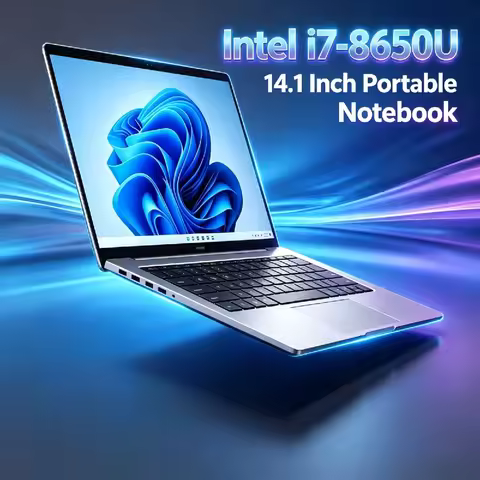 Intel Core i7 8650U 14.1 Inch Ultra Slim Laptop 4C8T 1.9GHz Base 4.2GHz Boost 32GB RAM 2TB SSD Gamin