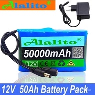 🔥3S2P 12V 50000mAh Lithium-ion battery rechargeable DC 12.6 V 50Ah+1a Charger