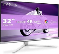 PHILIPS Evnia 32M2N8900-32 inch UHD OLED Gaming Monitor, 240 Hz, 0.03 ms, HDR400, FreeSync Prem. Pro