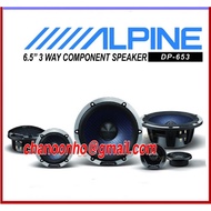Alpine DP-653 6.5" Inch Car Speaker 3 Way Component Set Spk Kereta Spiker