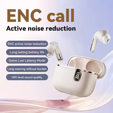 E20 ENC Wireless Earbuds InEar Bluetooth5.3 Stereo Sports Earphones Noise Reduction Headset With Mic