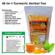 [Nique Store]  Nature's Tea 400grams - 18 in 1 Turmeric Powder Tea , Organic Detoxifying Tea