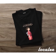 CHIHIRO SPIRITED AWAY BLACK TSHIRT- CHIHIRO GHIBLI TSHIRT- SPIRITED AWAY GHIBLI TSHIRT