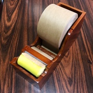 dispenser lakban air/gummed tape alternatif dari kayu jati