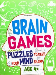 (Age 4+)Brain Games Puzzle Activity Book หนังสือกิจกรรมเสริมพัฒนาการ