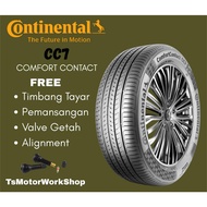 TAYAR CONTINENTAL CC7 TAHUN 2025 , FREE VALVE GETAH SETIAP 1BIJI PEMBELIAN TAYAR