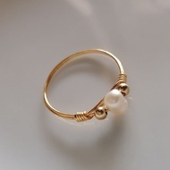 14k Gold Filled (Suasa) Cincin Mutiara Sabah