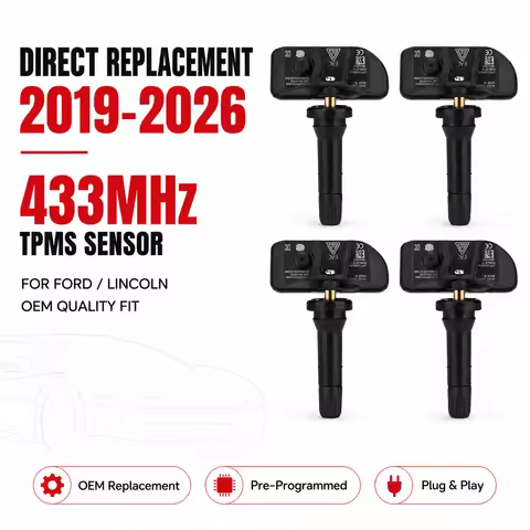 1/4 Pcs TPMS Tire Pressure Sensor JX7T1A180CA ML3T1A180CA ML3T1A180DA JX7Z1A189A for Ford Lincoln 43