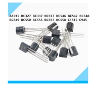 Transistor BC327 BC337 BC517 BC546 BC547 BC548 BC549 BC550 BC556 BC557 BC558 A1015 C1815 C945 NPN