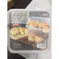 MICROWAVEABLE PLASTIC CONTAINER  16.4x16.4x11.5cm(5pcs)/Rectangular Plastic Disposable Food Containe