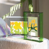 Color Acrylic Picture Frame Transparent Photo Frame Table Mounting A3A4 Certificate Art Photo Poster
