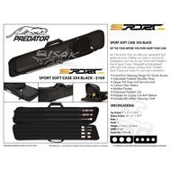 Predator Blak 3x4 Soft Cue Case - Tas Stick Billiard Biliar 3B4S Stik