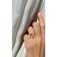 Ring 925 STERLING SILVER JEWELRY 24K GOLD PLATED Women's SILVER RING S925 GOLD PLATED