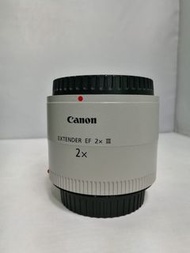 Canon Extender EF 2X III ( 135mm/200mm/300mm/400mm/70-200mm 可用 )