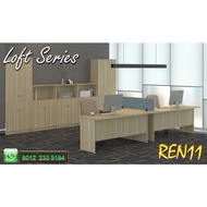 Office Table,office Furniture,Writing table - Free Assemble Klang Valley only - Workstation of 4