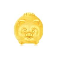 CHOW TAI FOOK 999 Pure Gold Pendant - Year of Pig《福气金猪》R20717