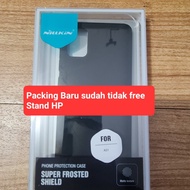 samsung galaxy a51 2020 hardcase nilkin frosted (free stand hp) - hitam