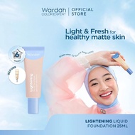 Wardah Lightening Liquid Foundation 25 ml |Longlasting up to 12hr, Lightweight for Natural & Daily M