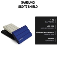 SAMSUNG T7 SHIELD 1TB &amp; 2TB / PORTABLE SSD / USB 3.2 / SAMSUNG SSD