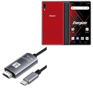 BoxWave Cable Compatible with Energizer Power Max P8100S - SmartDisplay Cable - USB Type-C to HDMI (